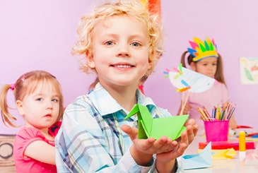 کلاس اوریگامی کودکانه - مهدکودک نارسیس