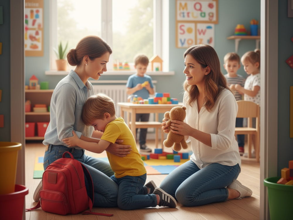 اضطراب کودکان هنگام جدایی از والدین در مهدکودک