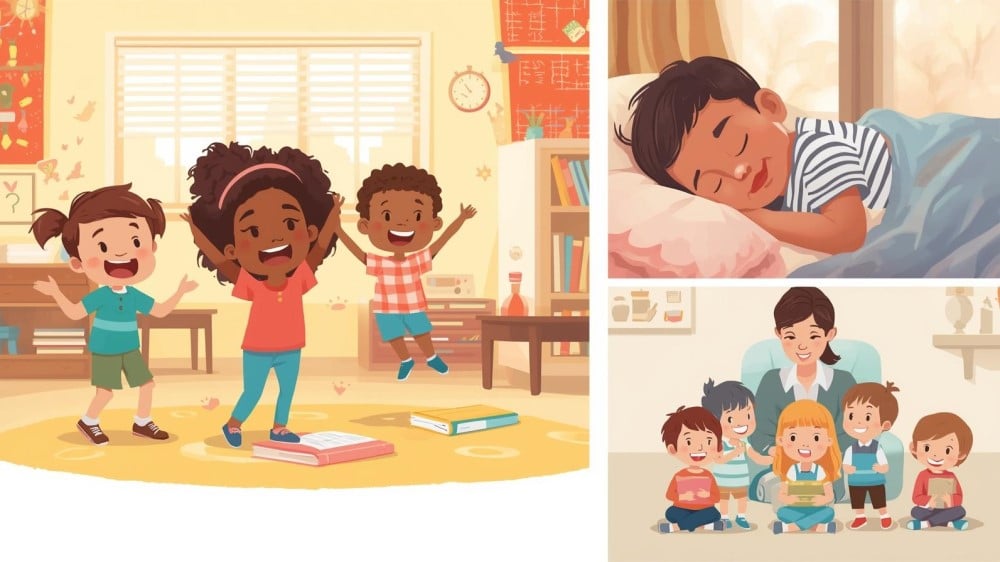 خواب و بازی کودکان