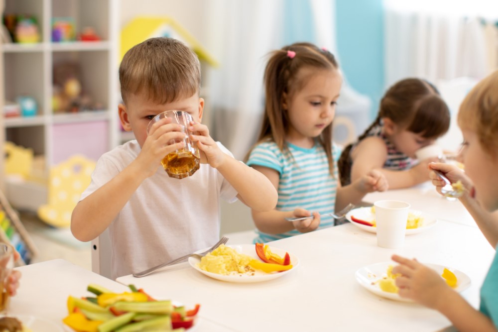 کیفیت غذا و میانوعدهها در مهدکودک