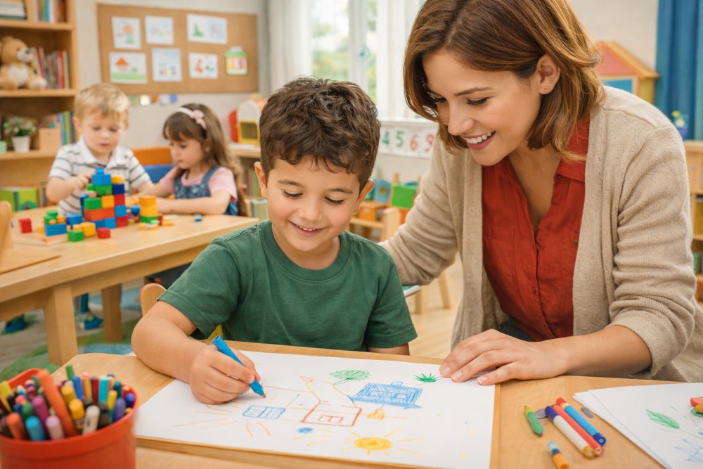 کودکان در مهدکودک