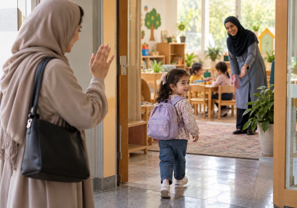 کاهش وابستگی کودک به والدین و تمرین جدایی